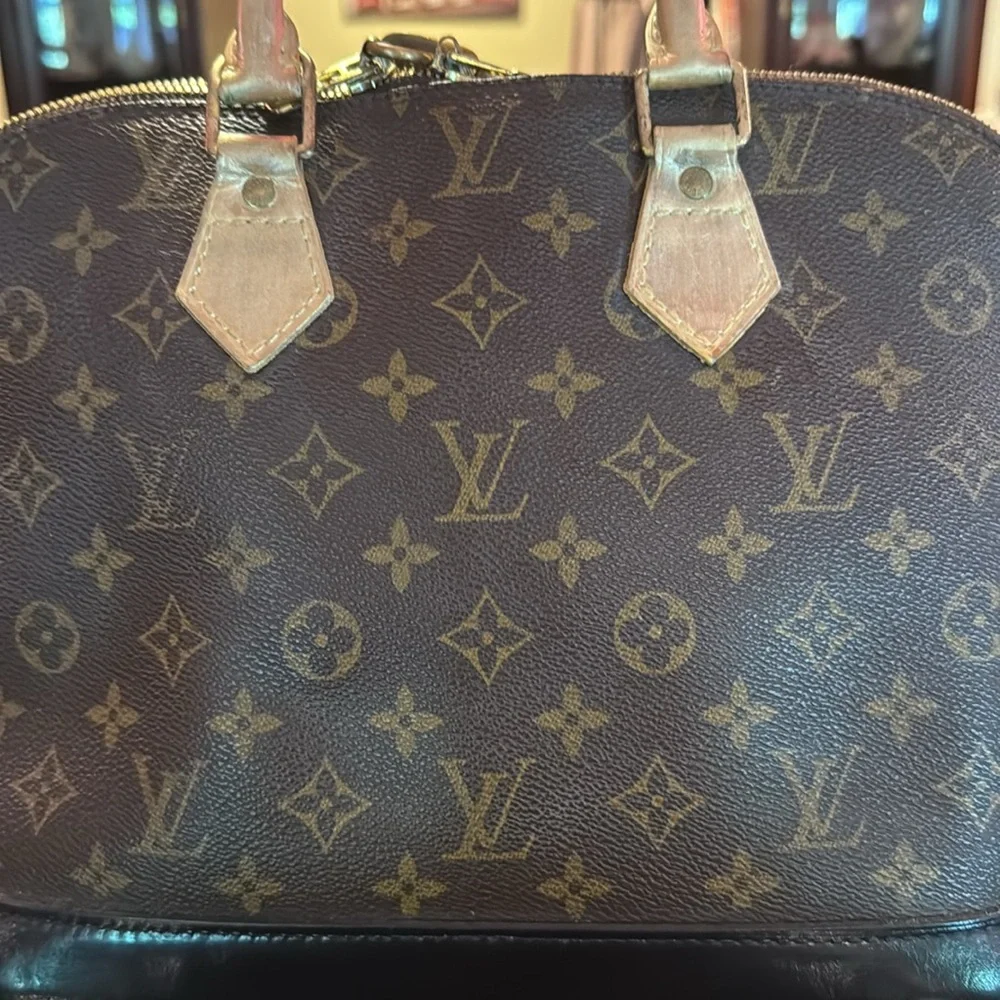 Louis Vuitton custom painted monogram Alma - Picture 5 of 9